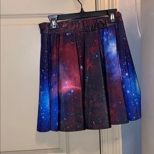 Galaxy print skirt